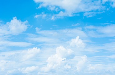 image of clear sky with white clouds on day time