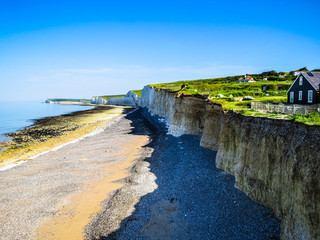 Aerial view of the cliffs