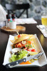 Salmon sandwich
