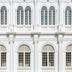 Architecture background. City Hall in George Town, Malaysia
