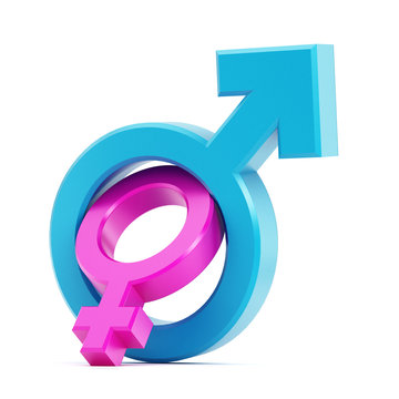 Transgender or bisexuality concept