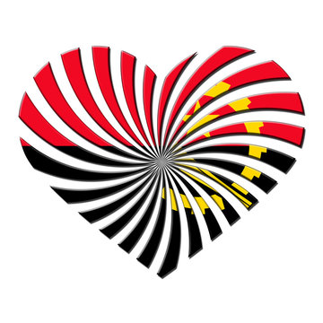 recommend clip art: Angola 3D heart shaped flag