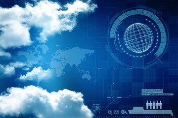 Digital Abstract business background