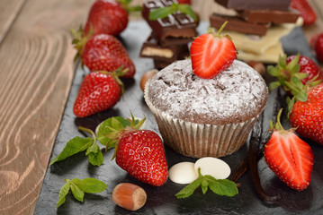 Chocolate muffin