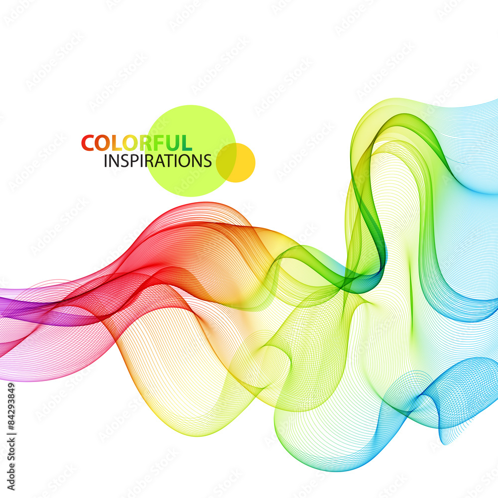 Poster abstract colorful background. vector.