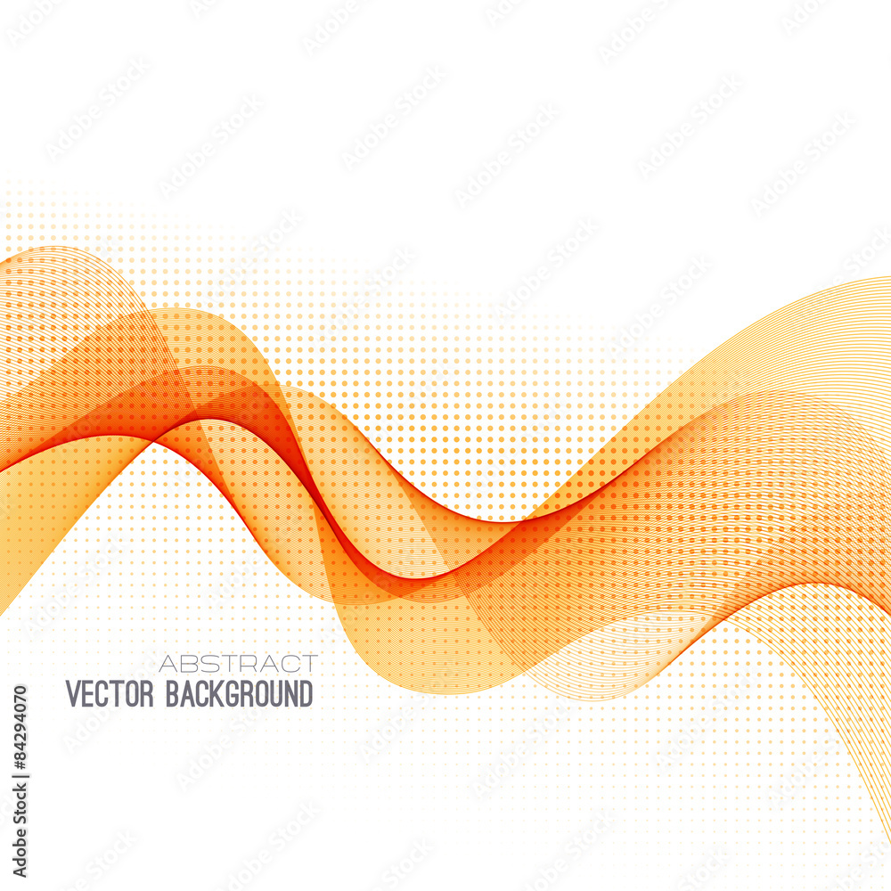 Poster abstract curved lines background. template brochure design