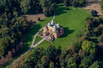 Luftaufnahme Favorite Schloss Ludwigsburg