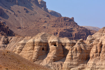 Qumran caves  Dead Sea  Israel