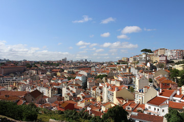 Fototapeta na wymiar Lisbon Panorama, Portugal