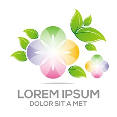 Logo Abstract Beauty Flower