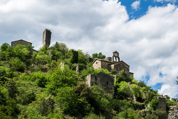 Fototapeta na wymiar Paysage village