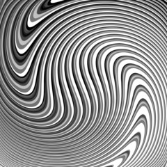 Design monochrome parallel waving lines background