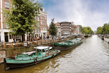 Fototapeta na wymiar Amsterdam Canals, Netherlands