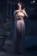 Fototapeta premium Venus playing the flute