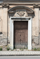 Old door church