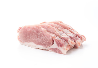 raw meat pork steak