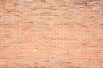 Fototapeta na wymiar Brown grunge brick wall texture background