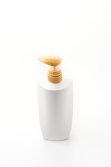 Gel, Foam Or Liquid Soap Plastic Bottle White.