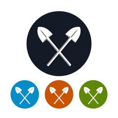 Icon of a Crossed Shovels