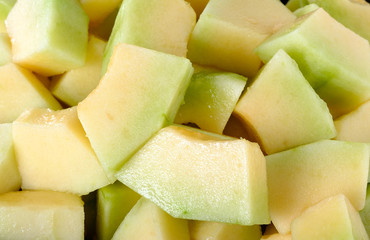 Close up Thai cantaloupe melon background