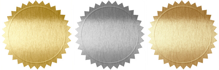 Set of various metal seals