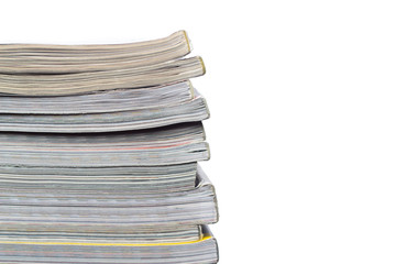 stack of magazines