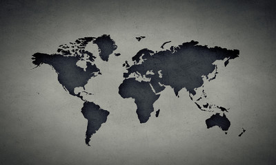 Fototapeta na wymiar World map