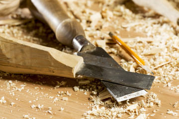 Carpenter's workplace