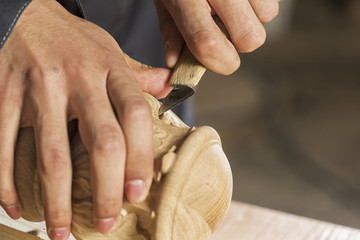 Carpenter at work