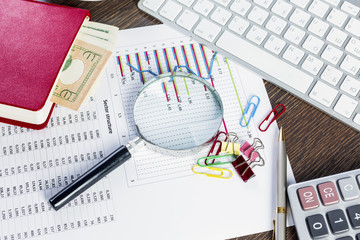 Obraz premium Financial analytics