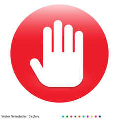 Multicolored App Button