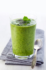 Healthy green smoothie
