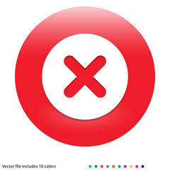 Multicolored App Button