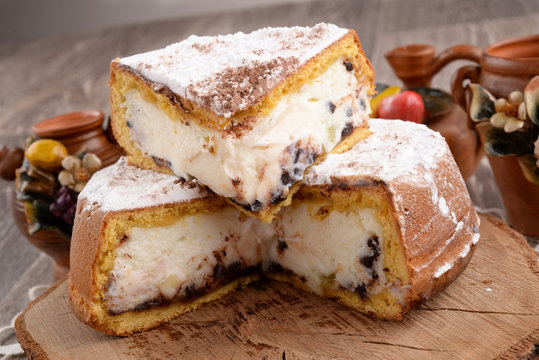 CASSATA BAKED WITH CHEESE
CASSATA  AL FORNO CON RICOTTA