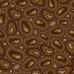 Cute pattern. Seamless texture with stones