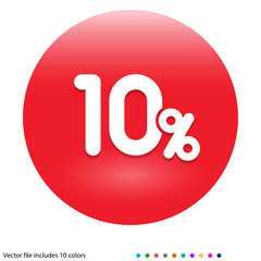 Multicolored App Button