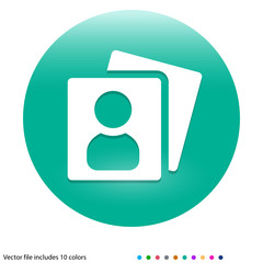 Multicolored App Button