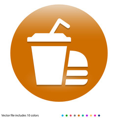 Multicolored App Button