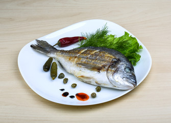 Grilled dorado