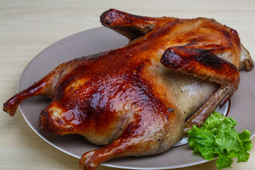 Roasted duck