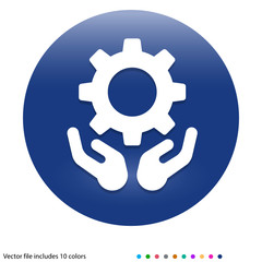 Multicolored App Button