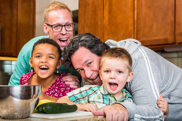 Family Cooking Together