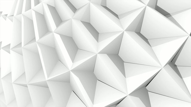 animation 3d - une sphere en papier 