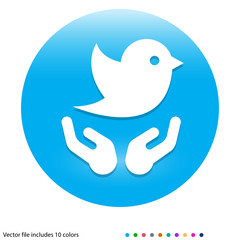 Multicolored App Button