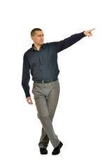 Handsome Man pointing