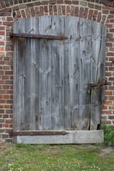 Old wooden door - wood texture