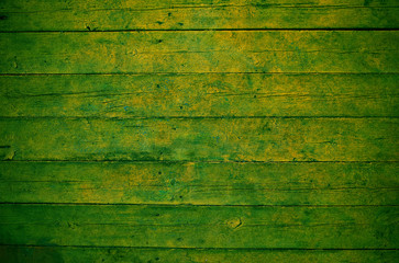 Green wooden board texture