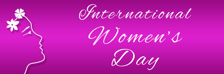 Womens Day Pink Face Horizontal
