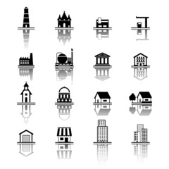 Buildings Icon set