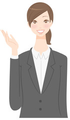 スーツ　女性